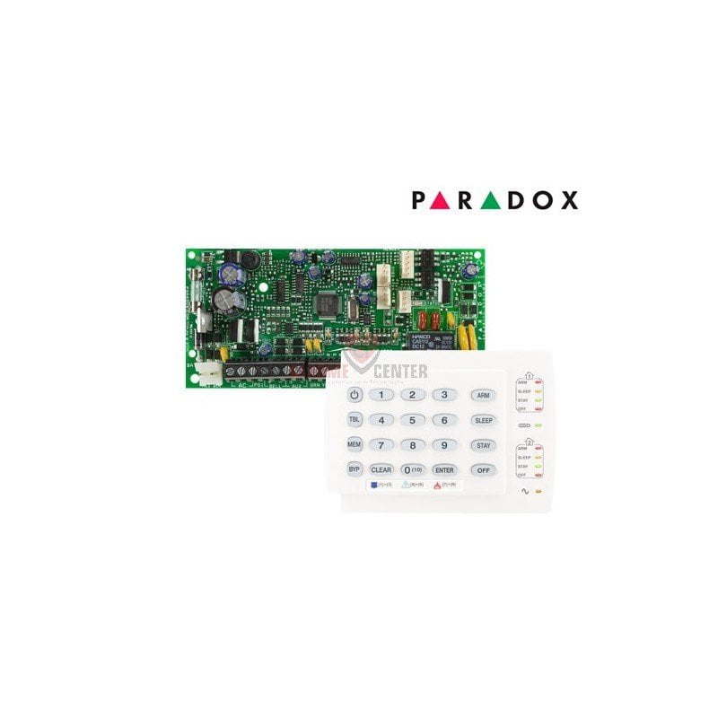 Kit Central de alarme paradox sp4000 com teclado k10