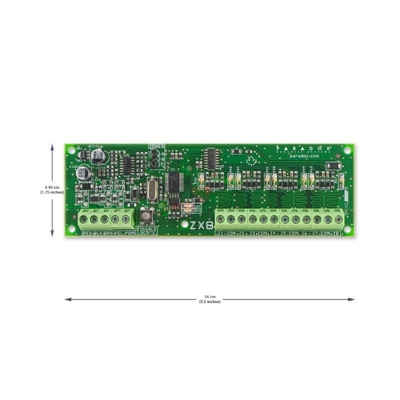 Expansor zx8sp 8 zonas Paradox