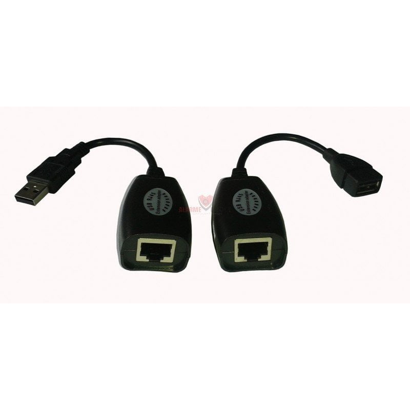 Cabo USB Adaptador Extensor Rj45