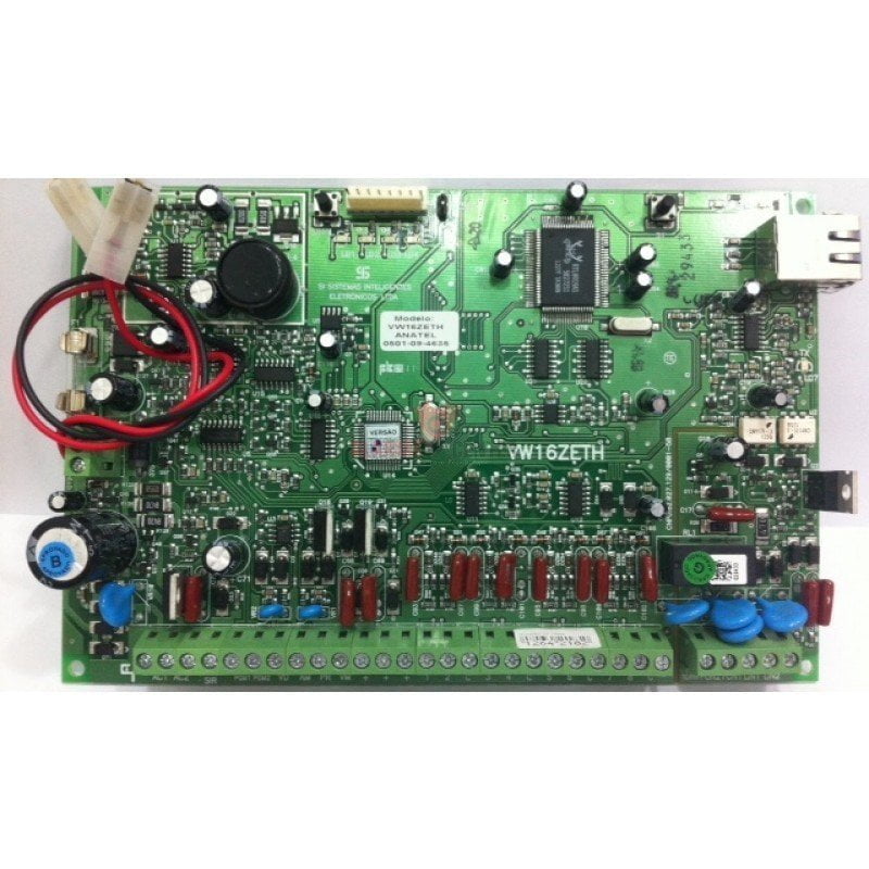 Kit Vw16z IP Ethernet com expansor 8 zonas e teclado 128s LCD