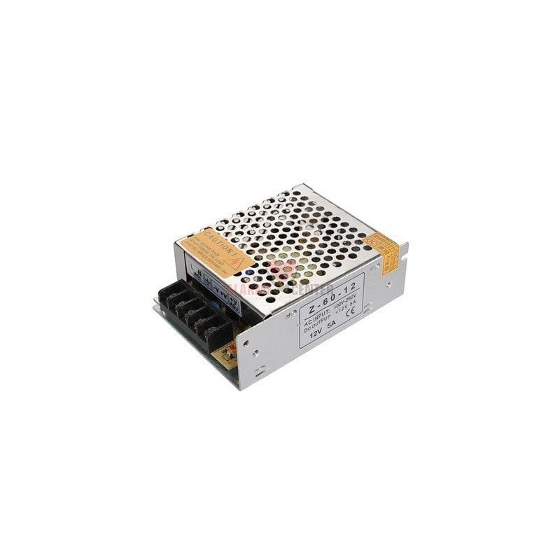 Fonte 12v 5A bivolt chaveada para câmera de CFTV tipo colmeia