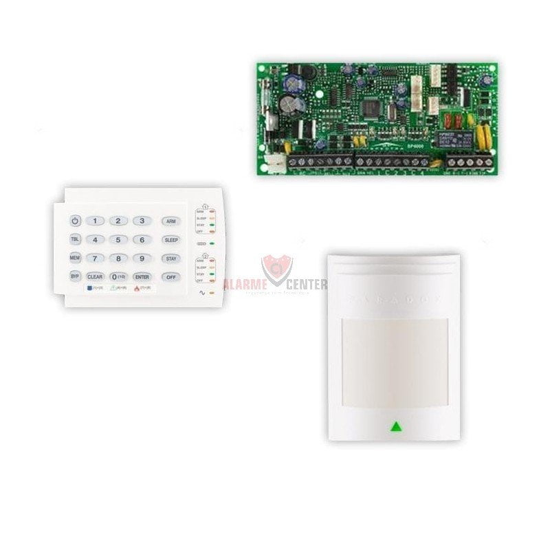 Kit Central de Alarme Paradox SP4000 com teclado e sensores