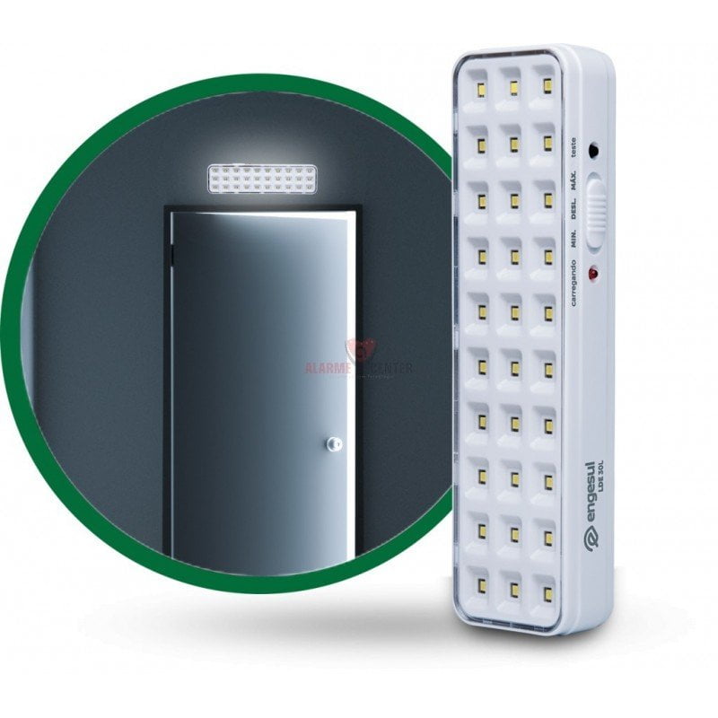 Luminária de emergência 30 leds engesul LDE 30L