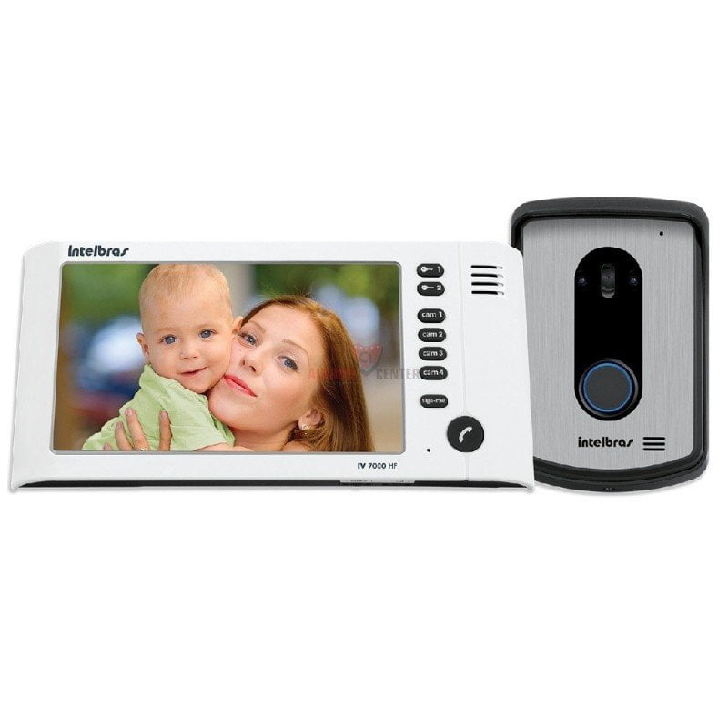 Kit Intelbras Vídeo porteiro viva voz IV 7010 HF