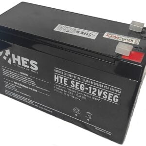 Bateria 12v 7ah de segurança alarme e cerca elétrica marca HES com terminal T1