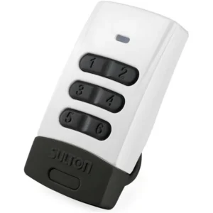 controle remoto sulton txs 600, com 6 botões e senha